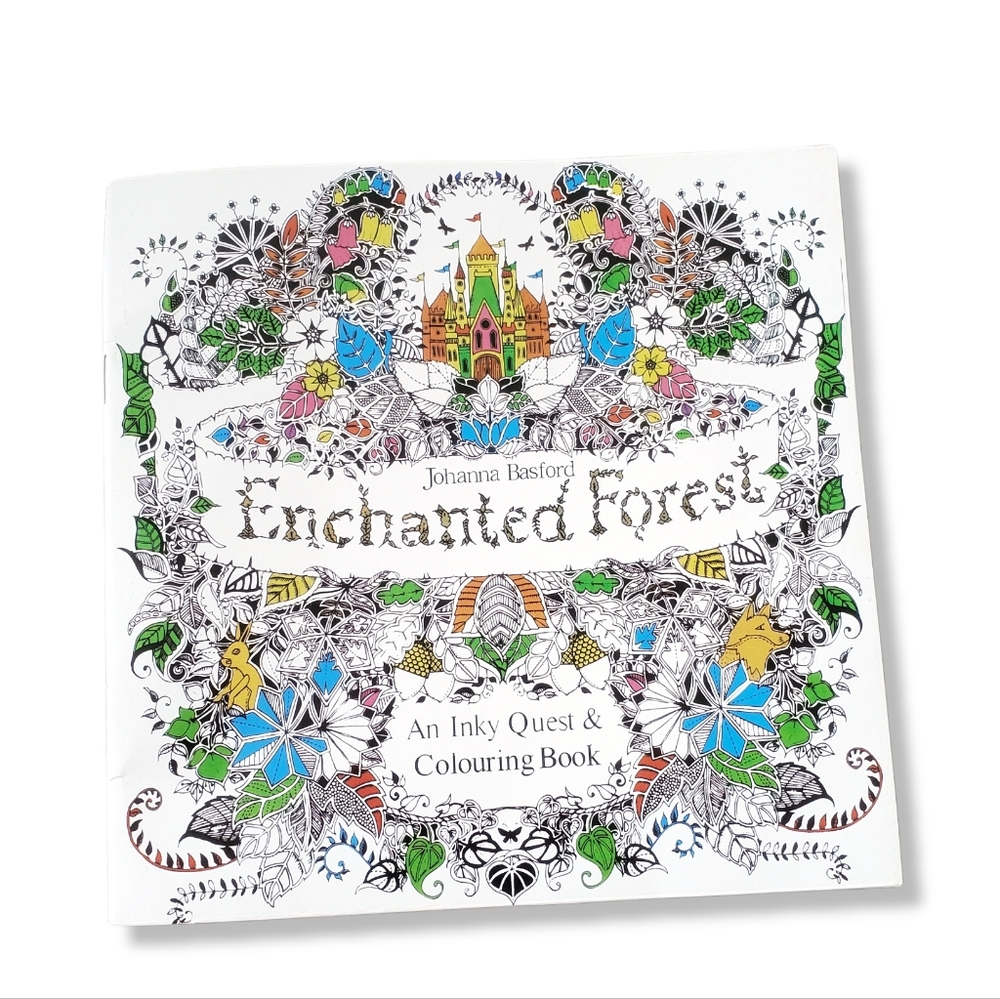 Enchanted Forest Colouring Book – 24 Pages of Whimsical Nature Designs